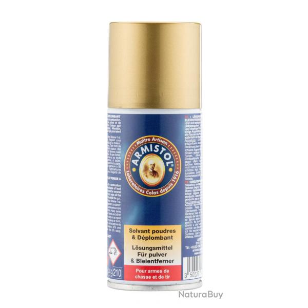 Aérosol solvant poudres et déplombant - Armistol