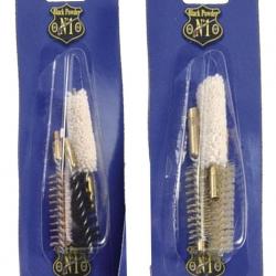 Lot de 3 brosses embout mâle. Cal. 54.58