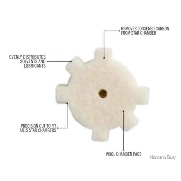 Real Avid AR15 tampon de nettoyage de chambre