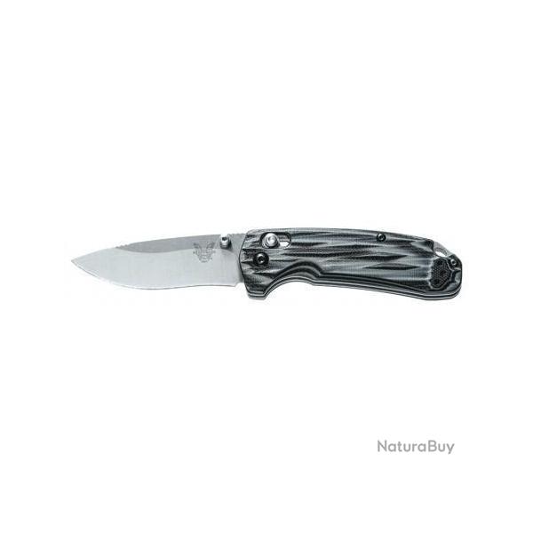 Couteau automatique BENCHMADE North Fork - Lame 75mm - Manche G10 - Clip rversible