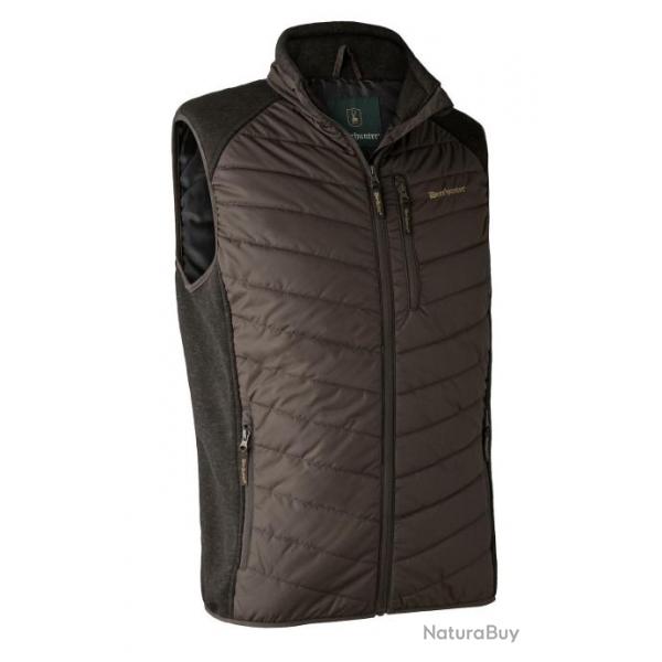 Gilet de chasse marron Moor avec tricot DEERHUNTER