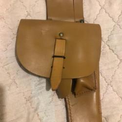 Holster en cuir pour pistolet MAC 50