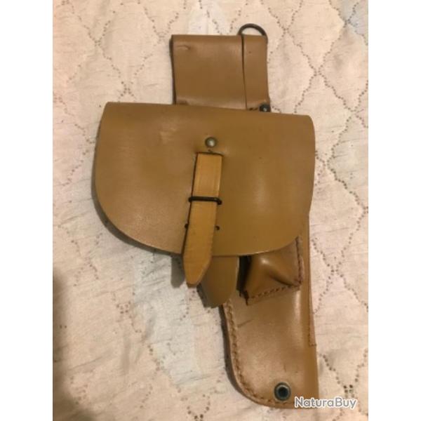 Holster en cuir pour pistolet MAC 50