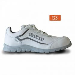 Chaussures de sécurité basses S3 SRC Sparco Teamwork Nitro Blanc