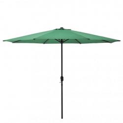 Parasol de jardin résistant au rayonnement UV imperméable polyester acier 300 cm vert 03_0005911