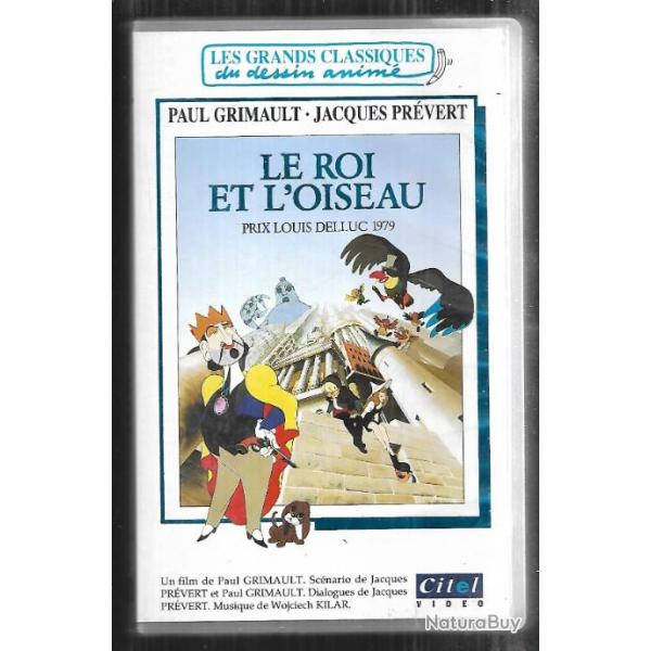 le roi et l'oiseau prix louis delluc 1979 , , jacques prvert, paul grimault  vhs