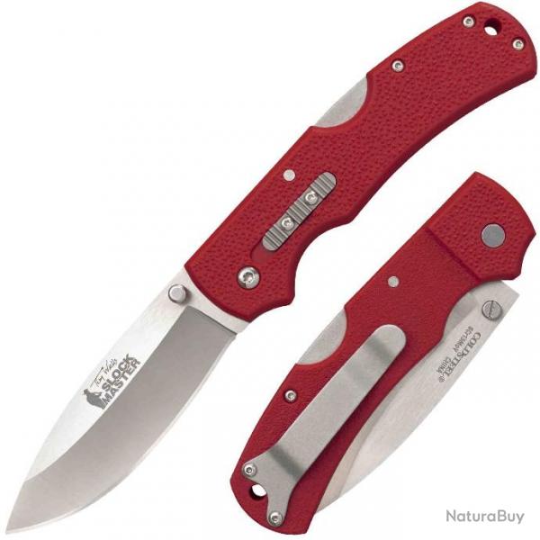 Couteau Cold Steel Hunter Slock Master Lame 8Cr13MoV Manche Pomymre LockBack Clip CS23JK - Z