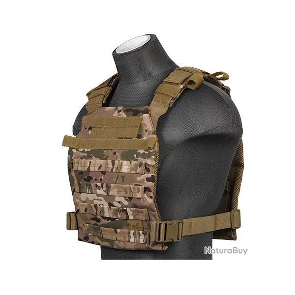 Gilet lger Plate carrier Camo 1000D
