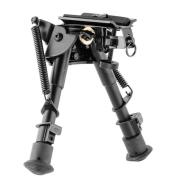 Bipied Tactique Réglable Pour Fusil - Fixation Picatinny Rail 1913, Aluminium/polymère, Neuf