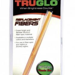 Set de 5 fibres optique fluo bicolore - Truglo.Diamètre 1,5 mm