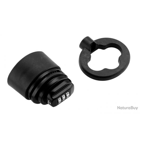 Support mural pour arme avec verrou  combinaison intgr