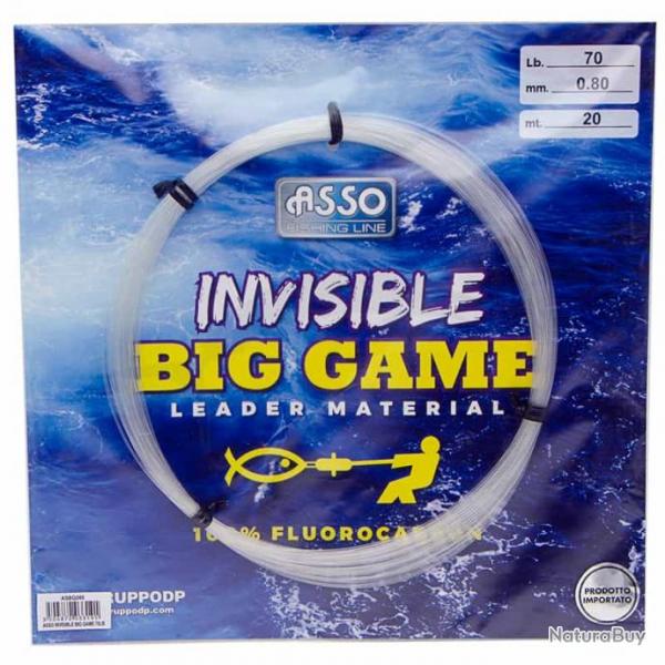 Asso Fluorocarbon Invisible Big Game 20m 70lb