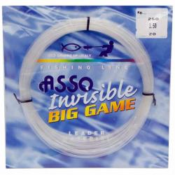 Asso Fluorocarbon Invisible Big Game 20m 250lb