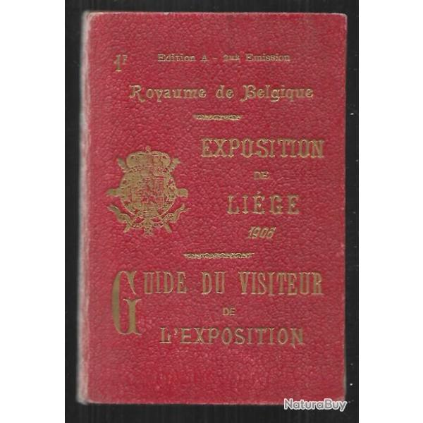 exposition de lige 1906, guide du visiteur de l'exposition , royaume de belgique