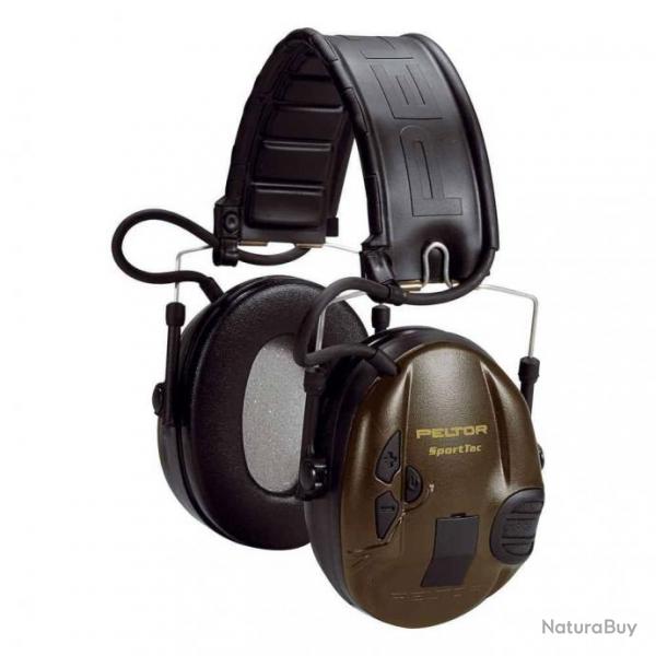 Casque amplifi Peltor Sportac de protection auditive