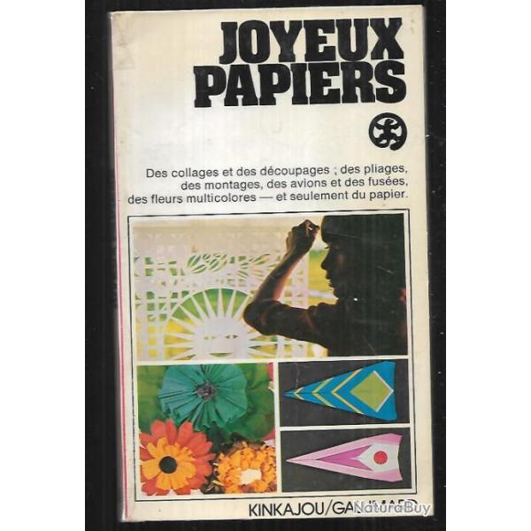 joyeux papiers , collages , dcoupages ,pliages ,origamis , format poche