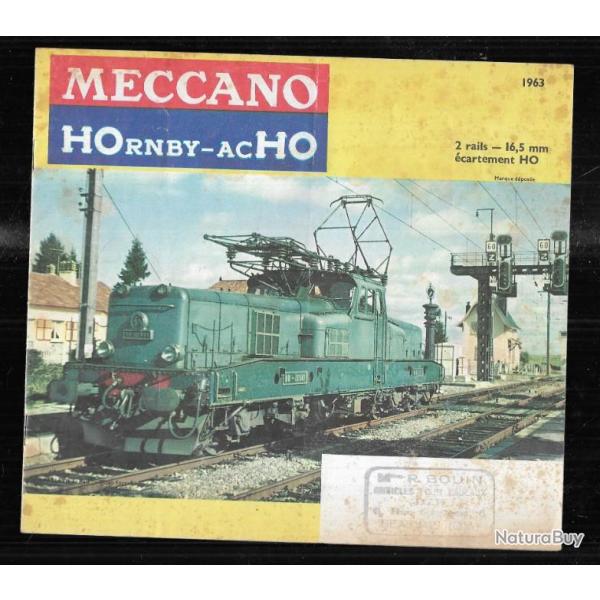 meccano hornby 1963 , catalogue trains