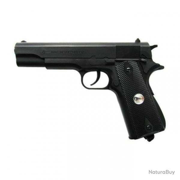 Pistolet  plomb Co2 Borner Clt 125 - Cal. 4.5 BB's - 4.5 mm / 3 Joules