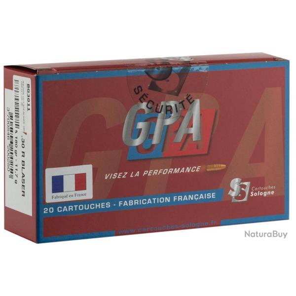 Cartouches  percussion centrale Sologne GPA 30R Blaser