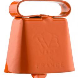 Sonnaillons orange fluo - Hélen Baud. 5 cm