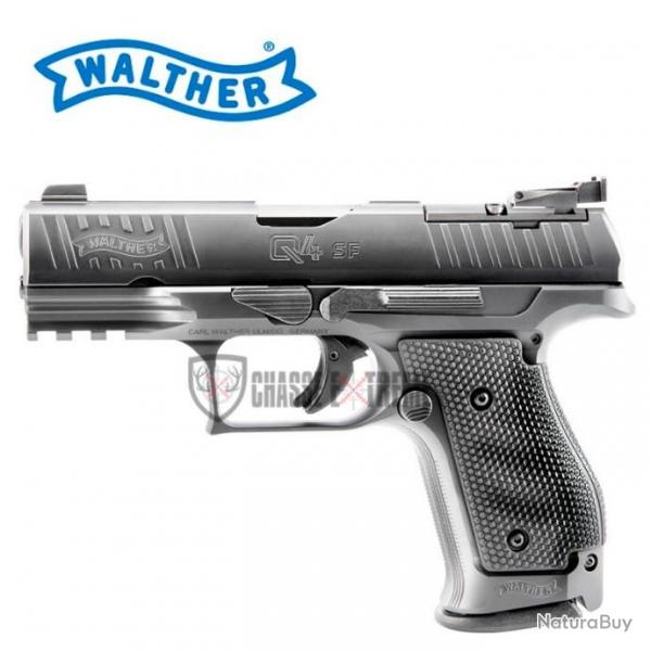 Pistolet WALTHER Q4 Sf Or 4'' 15 Cps Vise Sport Cal 9x19