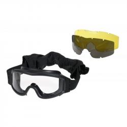 MASQUE DE PROTECTION DELTA TACTICS 3 VERRES