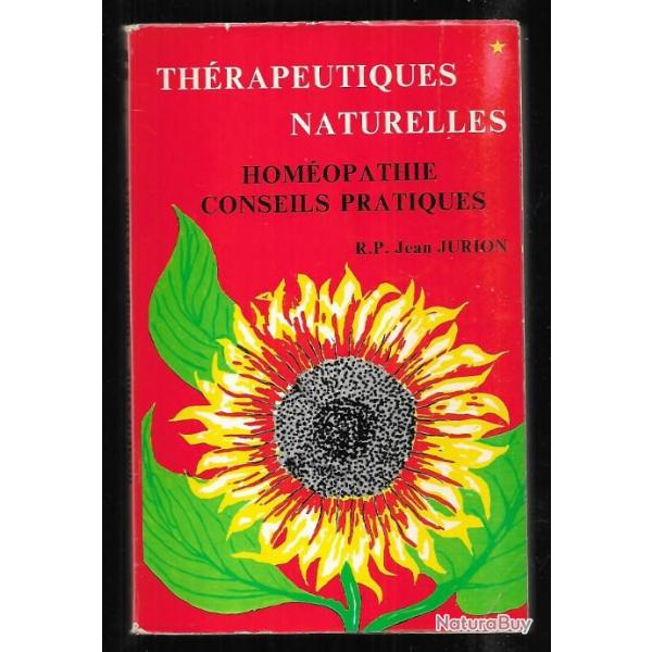 homopathie conseils pratiques de r.p.jean jurion thrapeutiques naturelles vol 1