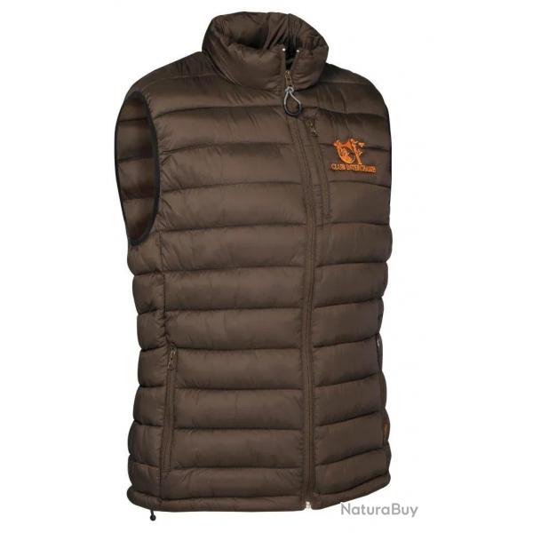 Gilet Club Interchasse Philibert Marron