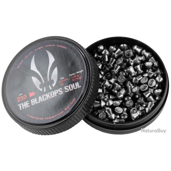 Plombs The Black Ops Soul  tte pointue cal. 5,5 mm
