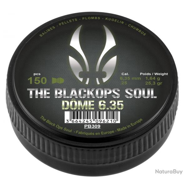 Plombs The Black Ops Soul DOME Cal 6.35