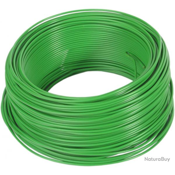 Bobine de 100 m de fil lectrique pour clture d-fence DogTrace. fil 1,5 mm