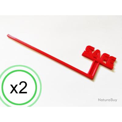 Drapeau Témoin De Chambre Vide - Style 'Doigt D'honneur' - Marque SG-PARTS - Neuf - Fabriqué En France