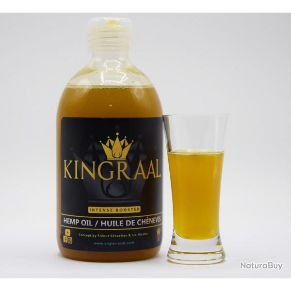 Booster Liquide Huile Chenevis 500ml Kingraal