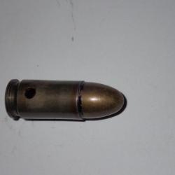 Cartouche neutralisée - 9mm - Tarbes - Ogive blindé nez rond - étui acier
