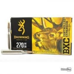 Munition grande chasse Browning cal. 270 Win, 130g ...