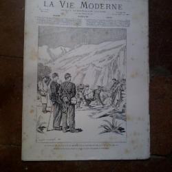 Revue "La Vie Moderne"  une dizaine de n° de 1881