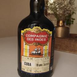 RHUM COMPAGNIE DES INDES 10 ANS EDITION LIMITEE