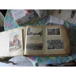 480 carte postale ancienne CPA avec album + coupures de journaux marie mauron saint remy