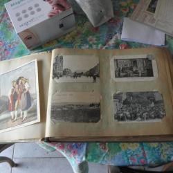 480 carte postale ancienne CPA avec album + coupures de journaux marie mauron saint remy