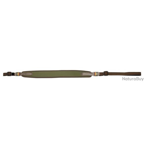 Bretelle droite noprne pour carabine  boucle standard verte - Niggeloh