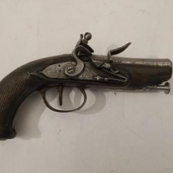 Pistolet Silex de Officier Français Consulat circa 1799-1804
