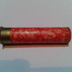 Douille Manufrance 12 mm carton marbrée rose