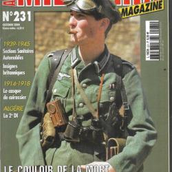 Militaria magazine 231 chambois 1944, algérie 2e d.i.55-62 , casque de cuirassier 14-18 , ssa 40-44