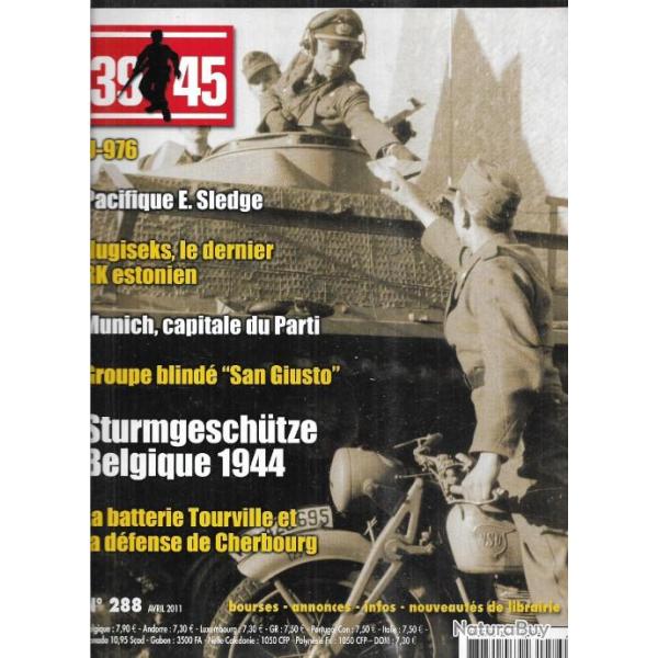 39-45 Magazine 288 u-976 u boot, groupe blind san giusto italie, vtran, sturmgeschutze belgique 4