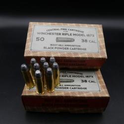 Boite vide cartouches poudre noire western 38-40 Colt / 38 WCF Winchester