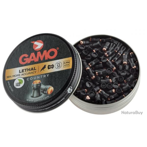 3 boites Plombs LETHAL - MORE ACCURACY 4,5 mm - GAMO
