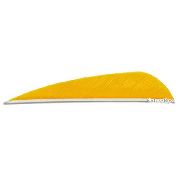 SKYLON - Plumes Naturelles Paraboliques 4" Droitier (x24) ORANGE