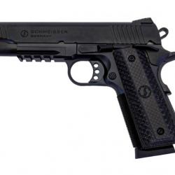 Pistolet Schmeisser HUGO 1911 Cal.45 ACP visée réglable.