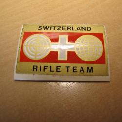 Autocollant SWITZERLAND RIFLE TEAM  (a75)