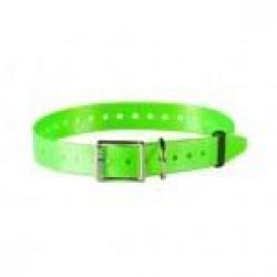 Sangle polyuréthane vert fluo - Largeur 25 mm